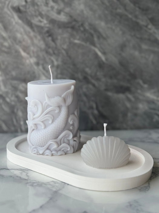 Aberto Design Glamour Candle 40ST - Conjunto de 3 Velas de Soya y Concreto Aberto Design Glamour Candle 40ST - Conjunto de 3 Velas de Soya y Concreto